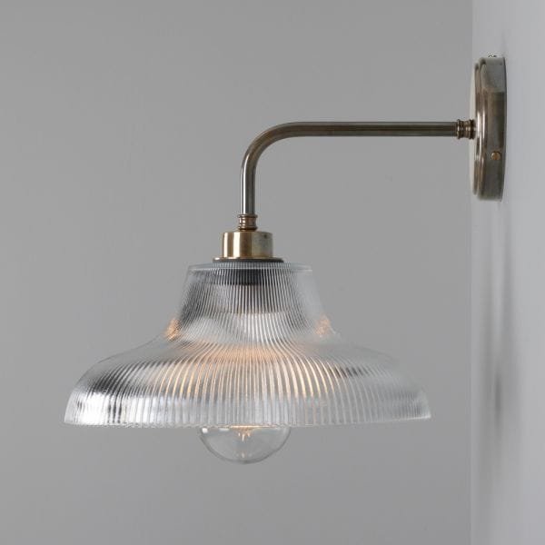 Mono Vintage Railway Glass Bathroom Wall Light 30cm IP65 - Image 5